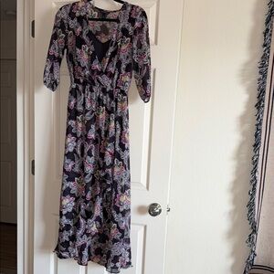 Floral Print Women's Dress Banana Republic 2P